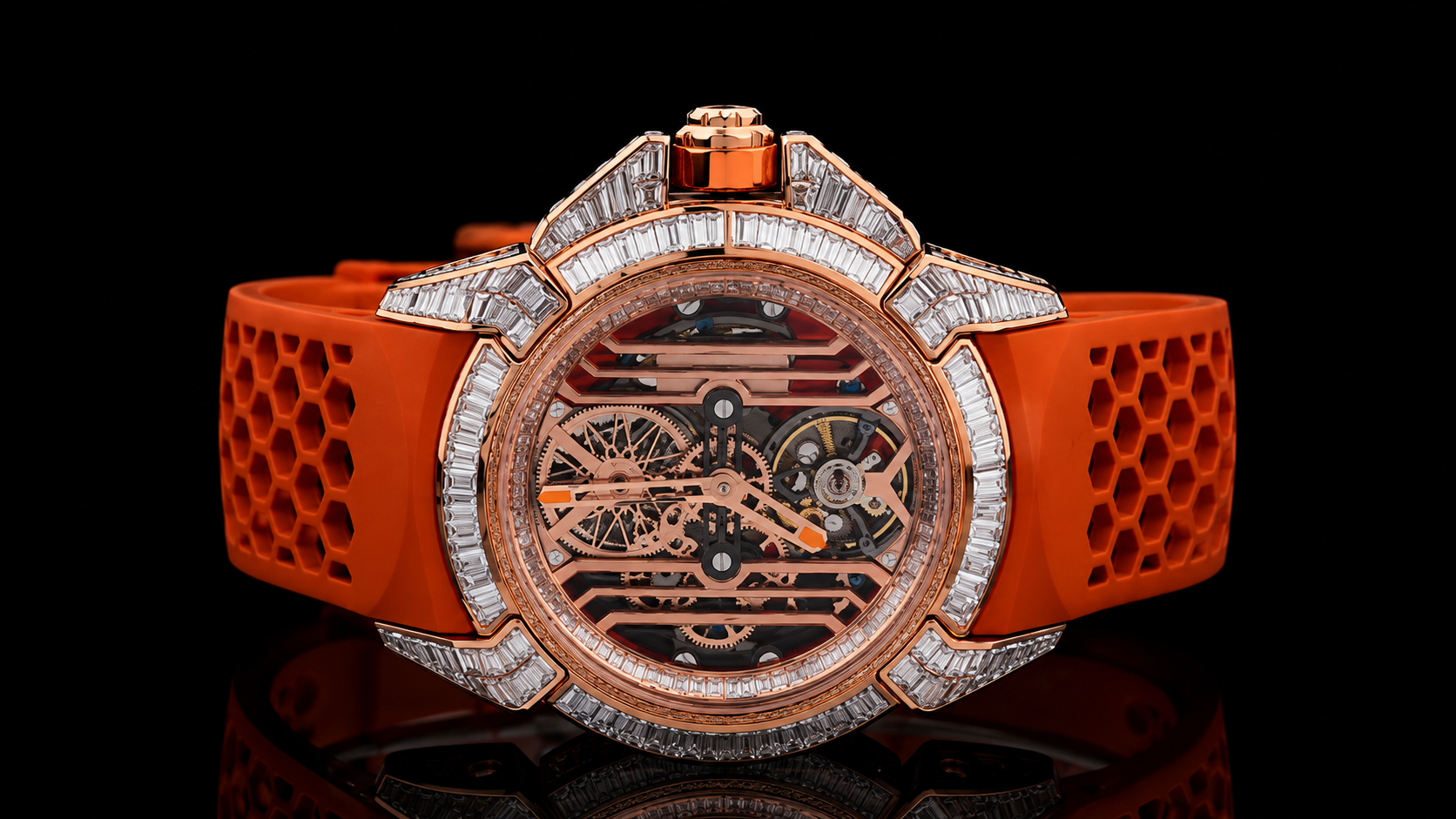 Baguette Diamond Watch.