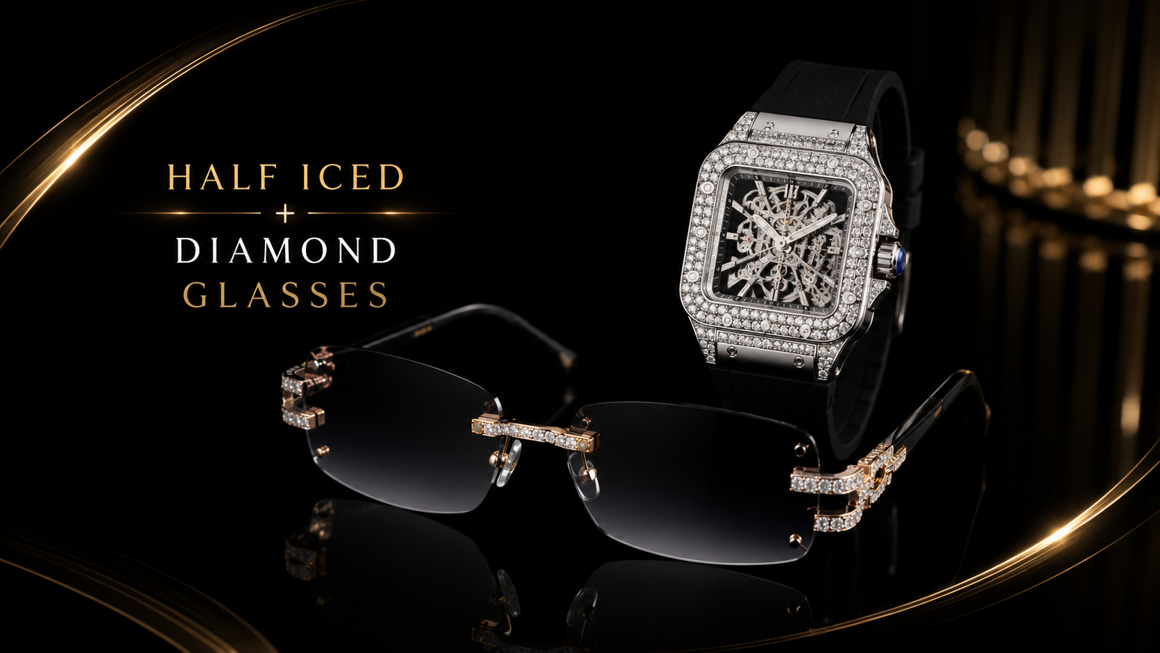 Half Iced +  Diamond Glasses — $799