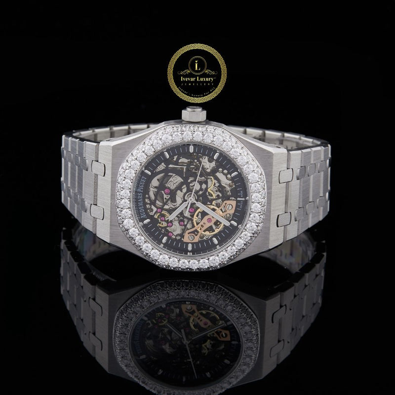 Latest Iced Out Diamond Watch Big Dial VVS1 Diamonds Hip Hop Luxury Men’s Watch by Ivevar