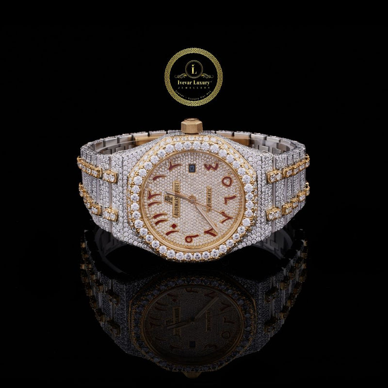 Bling Diamond Watch for Men Full Iced Out Diamond  Watch By Ivevar