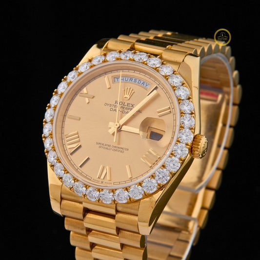 Where Edge Meets Elegance - Bespoke Diamond Watch Men's Watch by Ivevar