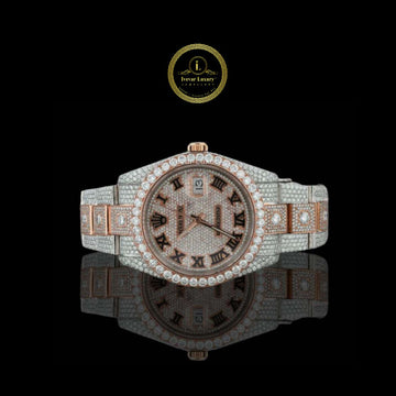 IVEVAR Luxury Men's Watch - Stainless Steel Crystal Quartz Watch for Men Elegant Gift