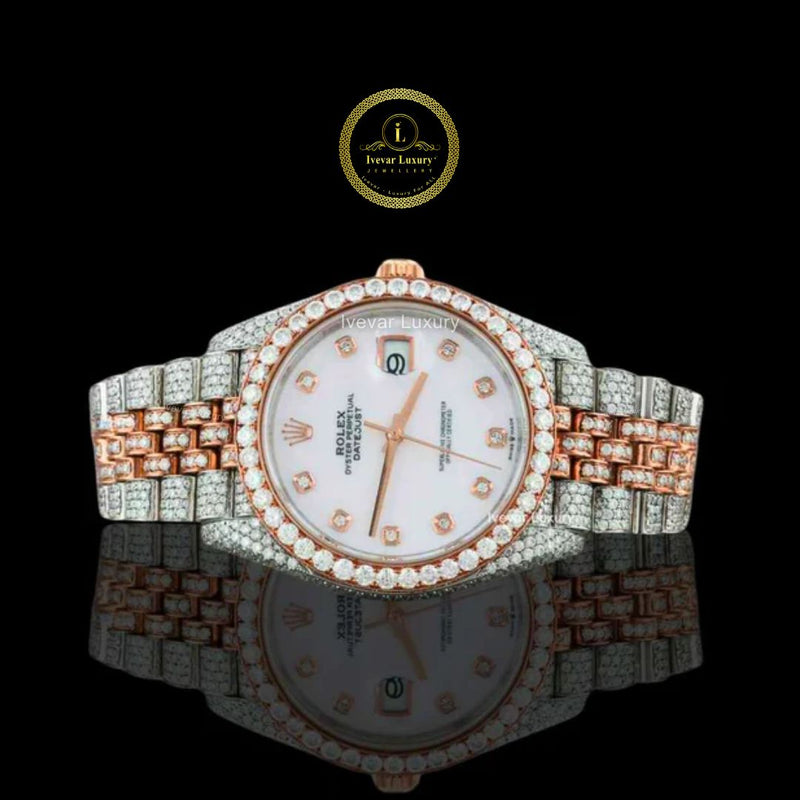 Bling Diamond Exclusive Watch for Men – IVEVAR Full Iced Out Luxury Watch
