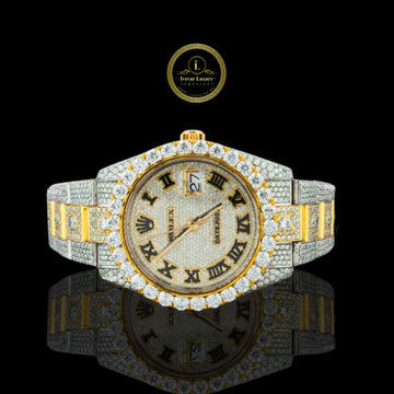 Bling Diamond Watch for Men - IVEVAR Full Iced Out Luxury Watch