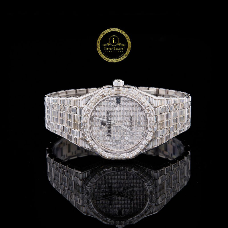 The Ultimate Iced Icon Full Diamond Watch Brilliance by IVEVAR Luxury Rich text editor