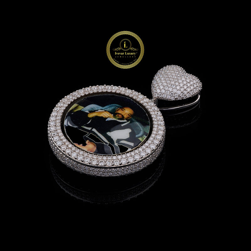 Keep the Memories Close Lab Grown Diamond Heart Pendant Flex By Ivevar