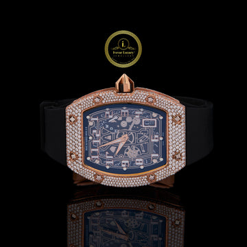High-End Rose Gold Diamond Timepiece Crafted for Elite Style By Ivevar.