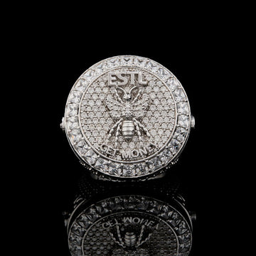 Full Silver Ant Unique Style Moissanite Diamond Hip Hop Men Ring By Ivevar