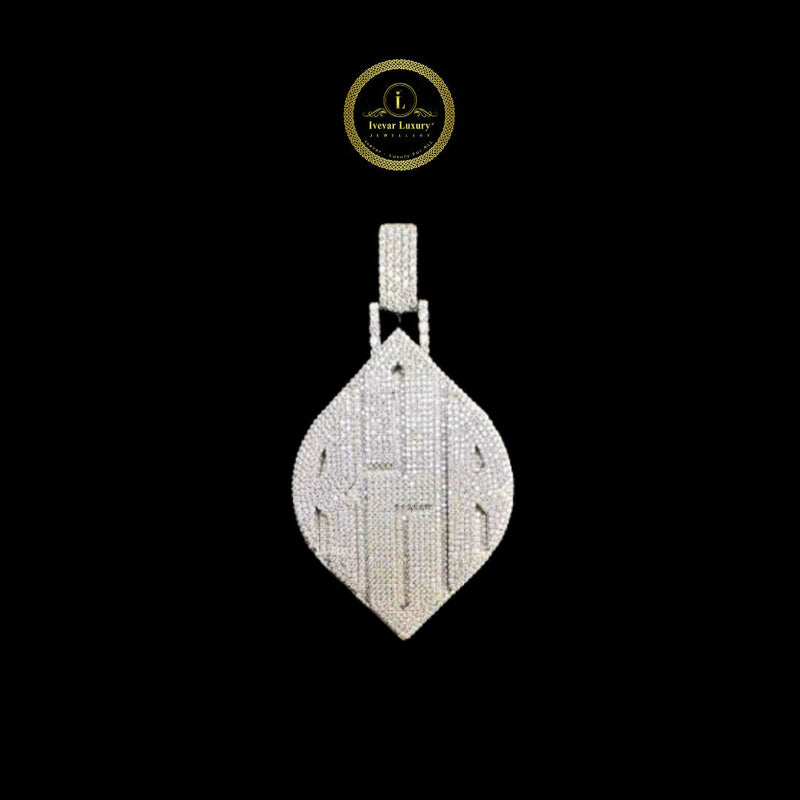 VVS1 Lab Diamond Custom Pendant 925 Silver Iced Out Hip Hop Jewelry by Ivevar