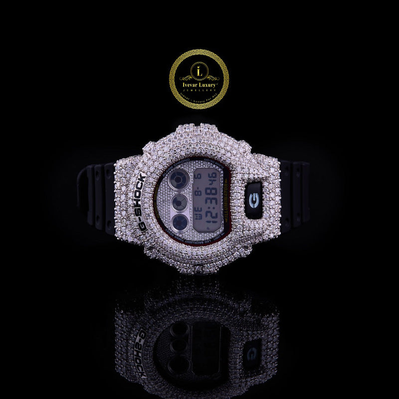 Exclusive Black Diamond Watch Iced Luxury Timepiece By Ivevar
