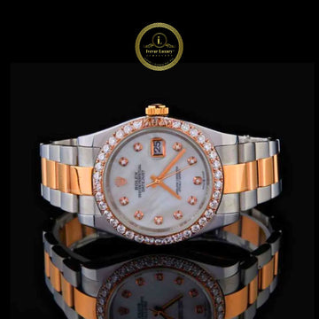 IVEVAR Luxury Men's Watch Stainless Steel Quartz Crystal Luminous Dial Watch for Engagement Gift