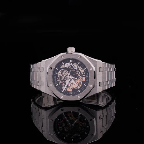 Diamond Royale Duo Skeleton Masterpiece And Full Pavé Diamond Luxury Timepiece Collection