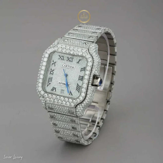 Diamond Defense Mode - Full Ice-Out Watch Built for Victory