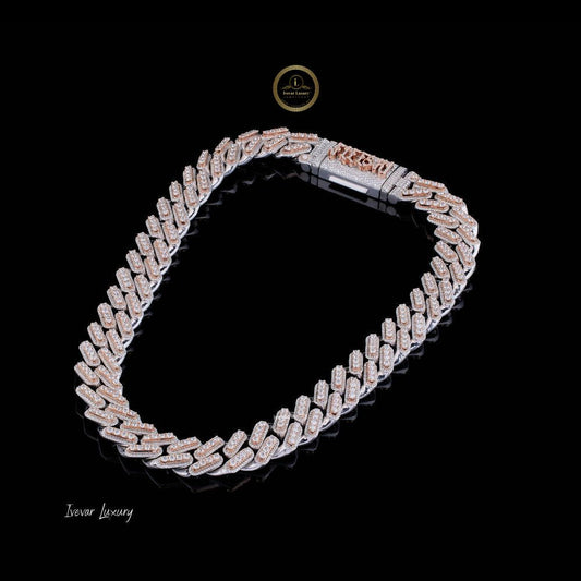 Luxury VVS1 Lab Grown Diamond Cuban Chain Custom Iced Out Necklace for Men