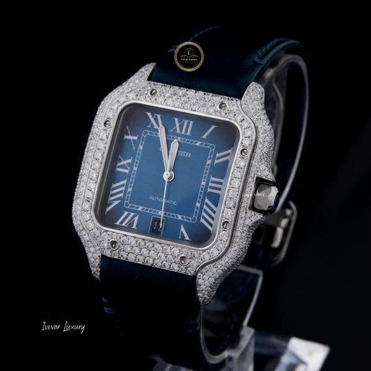 Handmade Premium Quality Automatic Movement Band Iced out Unisex Luxury Fine Jewelry Diamond Watch By Ivevar