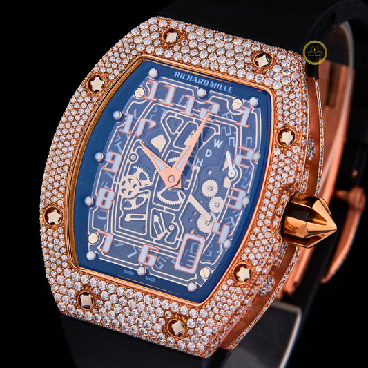 High-End Rose Gold Diamond Timepiece Crafted for Elite Style By Ivevar.