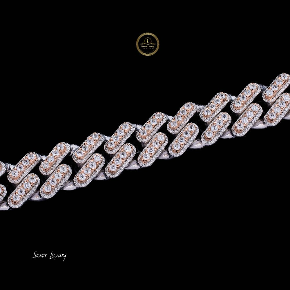 Lab Diamond Chain Luxury VVS1 Lab Grown Diamond Cuban Chain Custom Iced Out Necklace for
