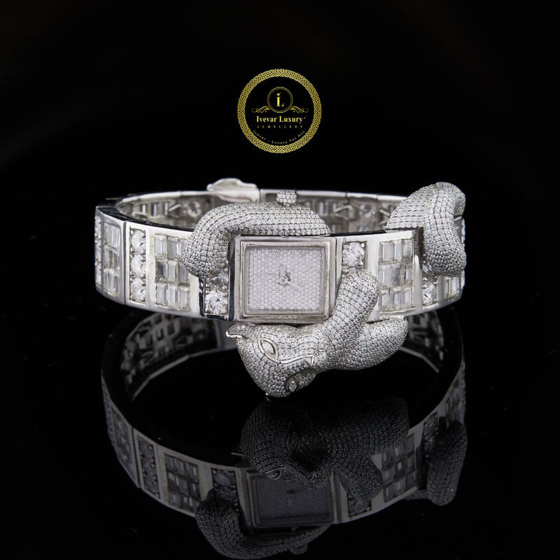 Mechanical Bling Redefined Custom VVS Diamond Watch Iced Out Timepiece