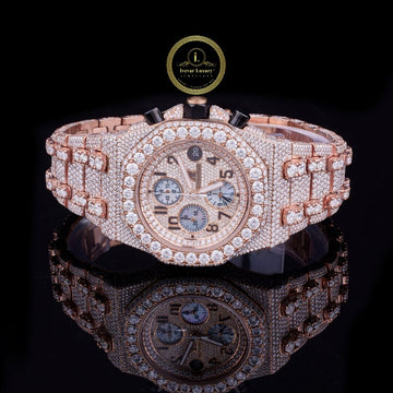 Luxury Diamond Watch for Men Full Iced Out Hip Hop Style By Ivevar