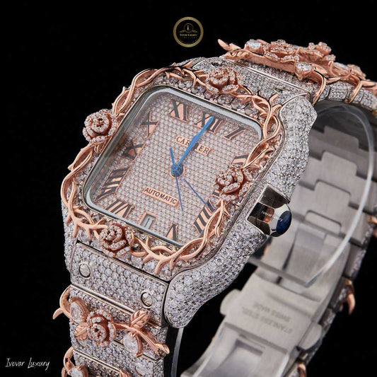 Royal Elegance Redefined The Diamond Watch Embellished Masterpiece of Precision and Power