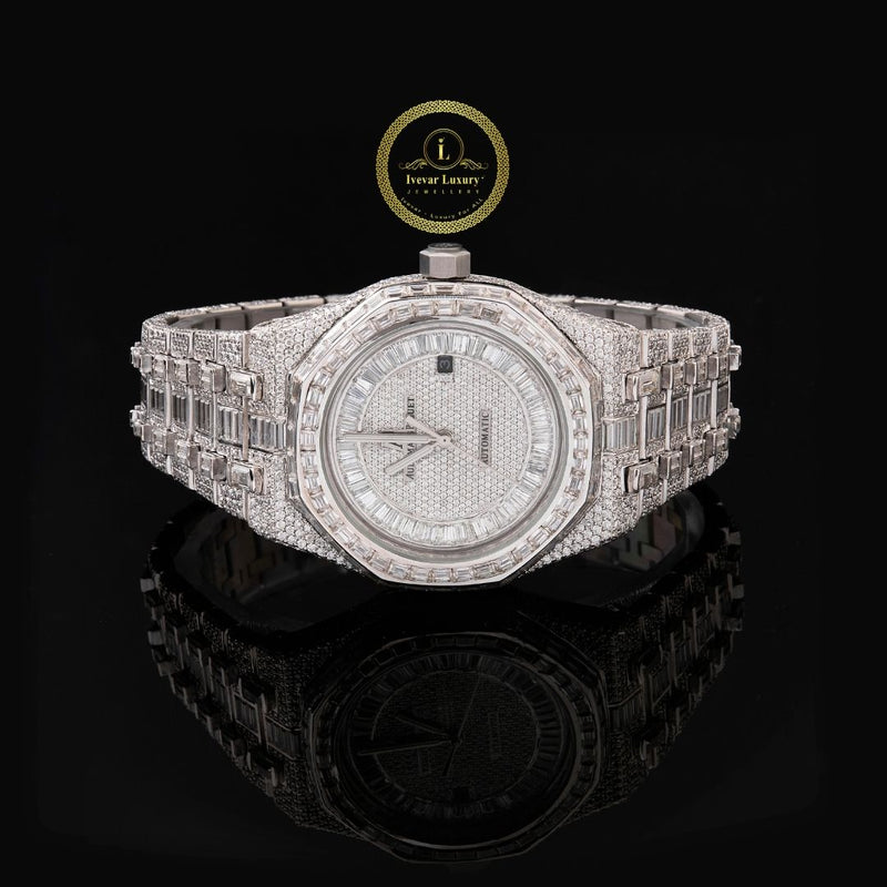 Ivevar's Night & Day Masterpiece Diamond Watch with Luminous Hands