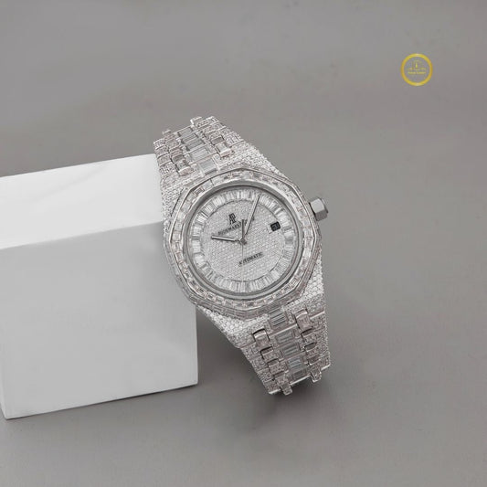 Ivevar's Night & Day Masterpiece Diamond Watch with Luminous Hands