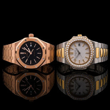 Rose Gold Moissanite Diamond Watch Set Premium Luxury Collection By Ivevar