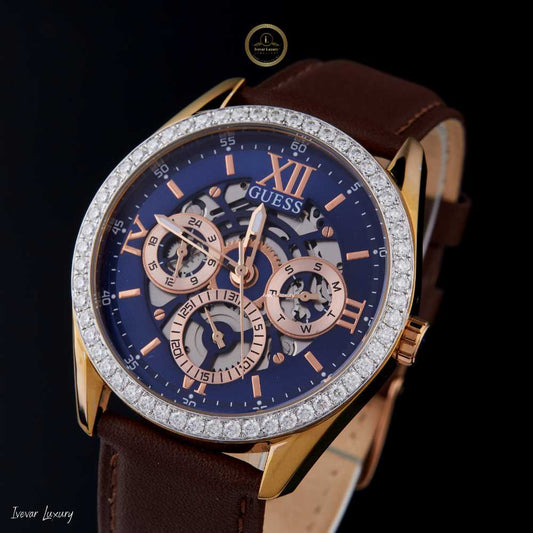 Ivevar's Men's Luxury Sport Watch Custom Diamonds on Premium Rubber