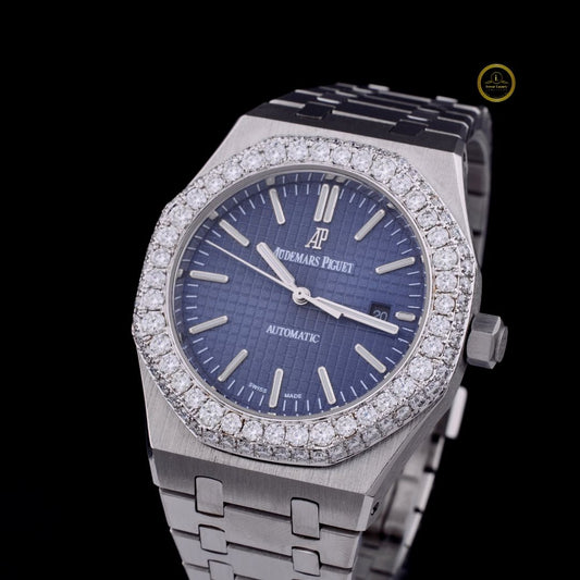 Where Edge Meets Elegance - Bespoke Diamond Watch Men's Grey Dial Watch by Ivevar