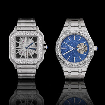Moissanite Diamond Timepiece Collection Exclusive Skeleton And Pavé Diamond Luxury Watches for Japan Collectors