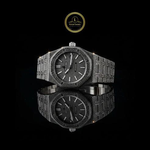 Premium Men's Watch Duo – Black Luxury Watch & Rose Gold Executive Edition