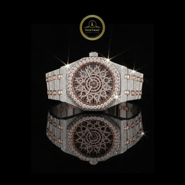 Premium Diamond Watch Iced Out Watch by Ivevar Ultimate Luxury Timepiece
