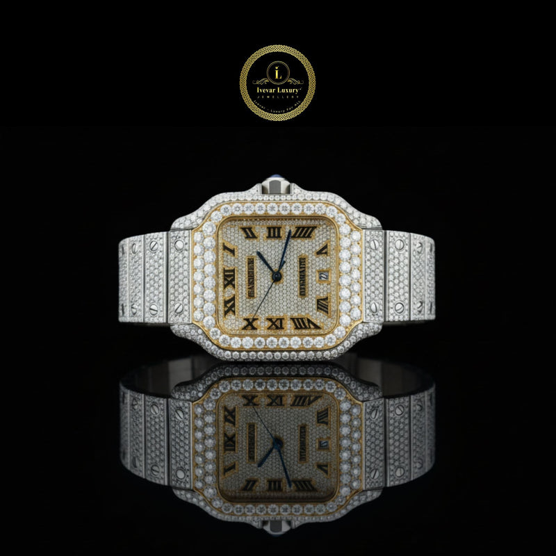 The Golden Majesty - A Diamond-Studded Timepiece That Embodies Royal Elegance and Unmatched Craftsmanship
