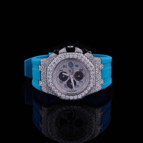 Elite Moissanite Diamond Chronograph Collection The Ultimate Expression of Modern Luxury and Precision