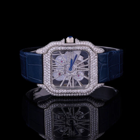 Diamond Heritage Collection Luxury Skeleton Masterpiece And Executive Date Timepiece Duo