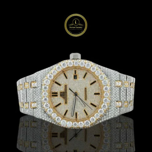 Gold And Silver Luxury Wristwatch Collection – Sparkling Diamond Bezel Design By Ivevar