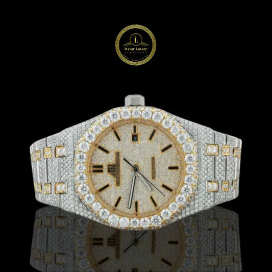 Gold And Silver Luxury Wristwatch Collection – Sparkling Diamond Bezel Design By Ivevar