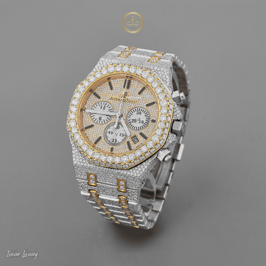 Luxury Full Iced Out Diamond Watch for Men by Ivevar