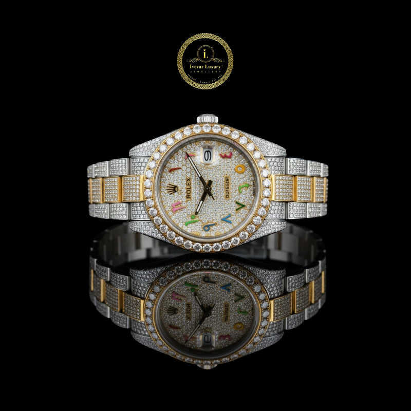Diamond-Encrusted Watch – Elite Timepiece Designed for Power, Status & Style