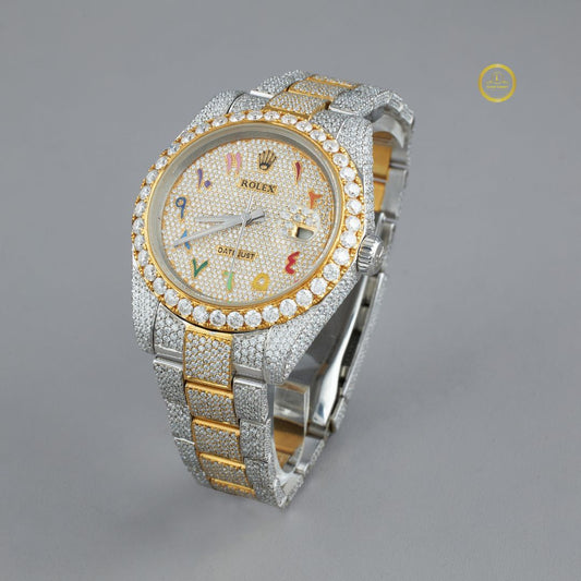 Diamond-Encrusted Watch – Elite Timepiece Designed for Power, Status & Style