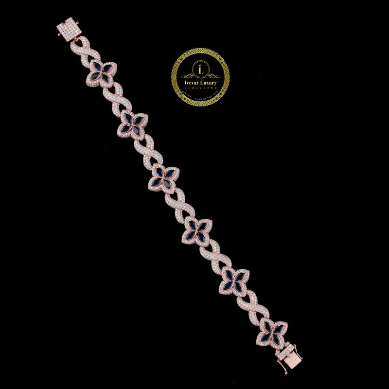 Eternal Love Bracelet - Handmade Moissanite Infinity Link Jewelry