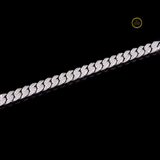 Cuban Link Bracelet GRA Certified Lab-Grown Diamond Custom Jewelry