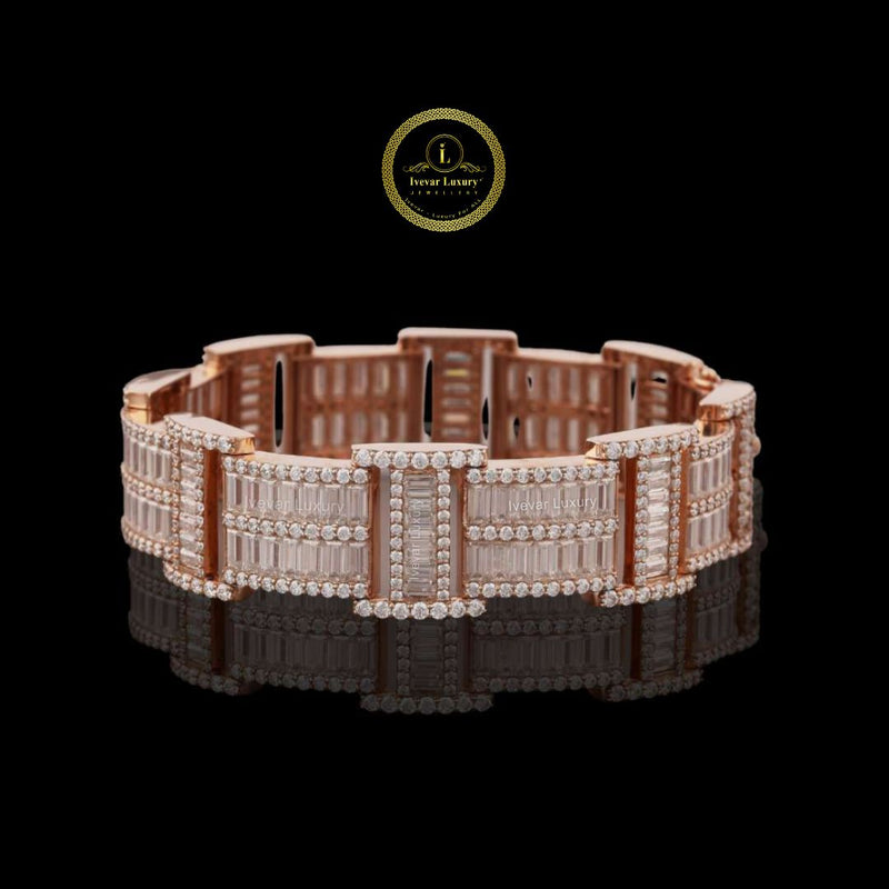 Custom Moissanite Diamond Personalized Bracelet by Ivevar