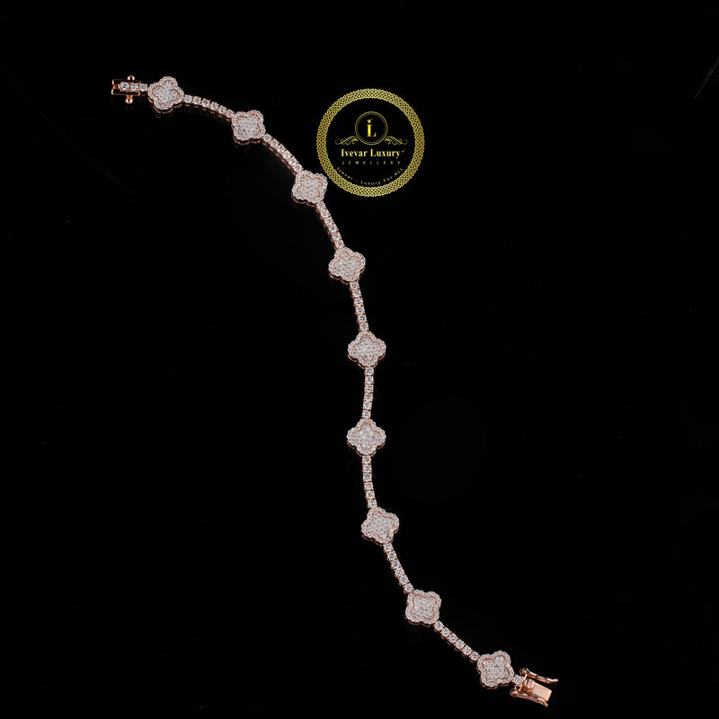 Luxury Diamond Bracelet - Custom VVS1 Moissanite Jewelry Gift by Ivevar luxury