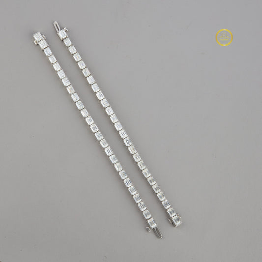 Moissanite Infinity Bracelet - VVS Diamond Jewelry by Ivevar