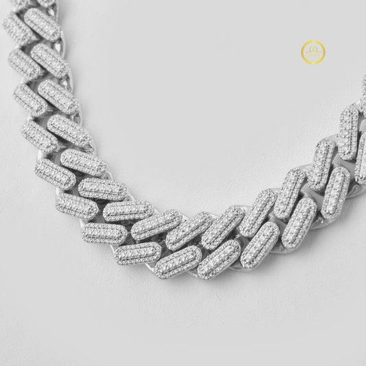 Bespoke Lab Diamond Cuban Chain Handcrafted Luxury Jewelry by Ivevar
