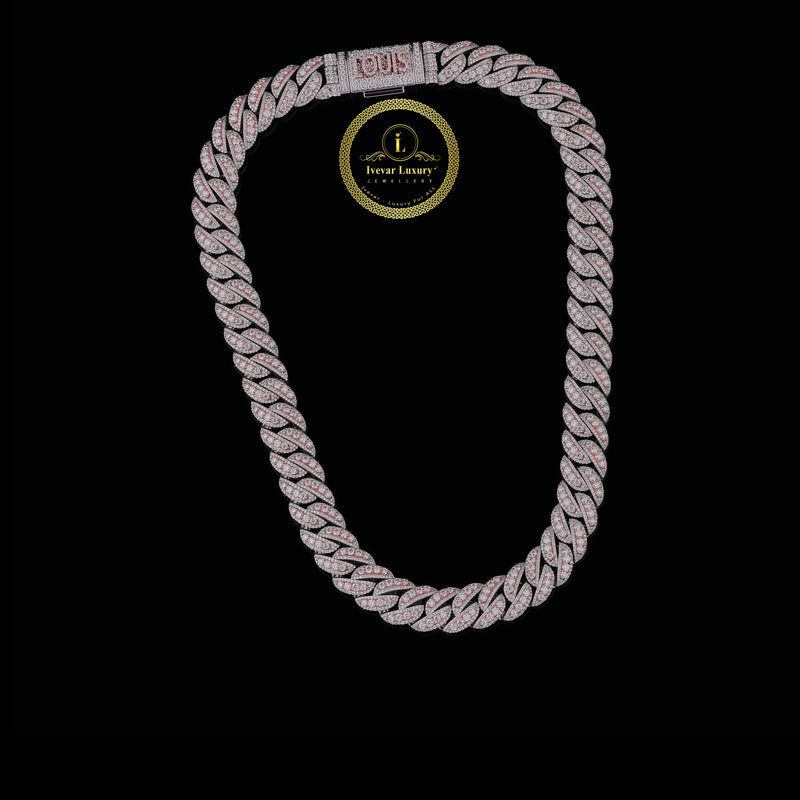 Drip Check Louis Lab Grown Cuban Chain From Full Bustdown by Ivevar