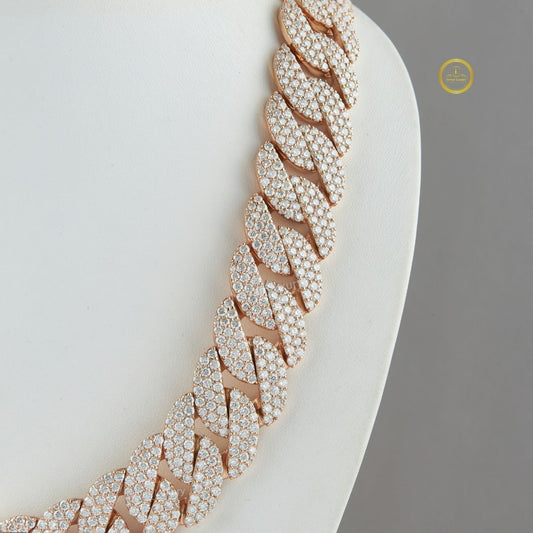 Hip Hop Custom Cuban Chain – Lab Grown Diamond Created Diamonds & Premium Craftsmanship