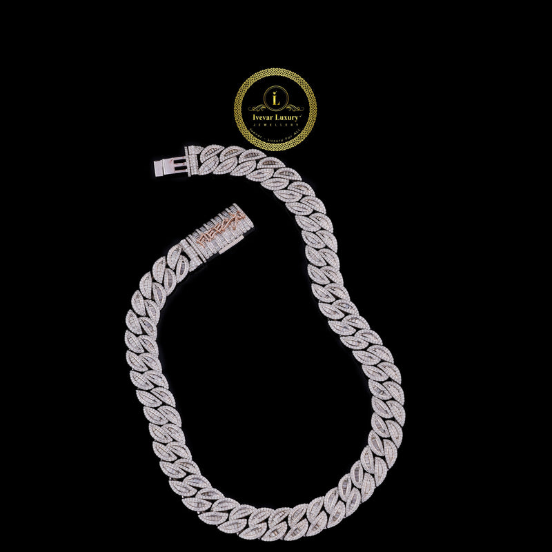 Iced Out Cuban Chain That Turns Heads Custom Drop By IVEVAR Luxury