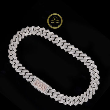 Ivevar Moissanite Diamond Men’s Luxury Custom Logo Cuban chain